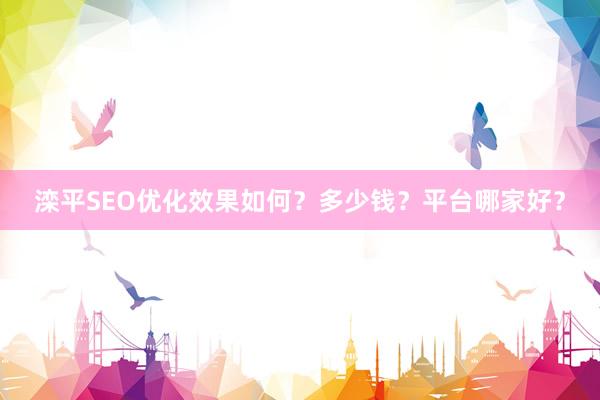 滦平SEO优化效果如何？多少钱？平台哪家好？