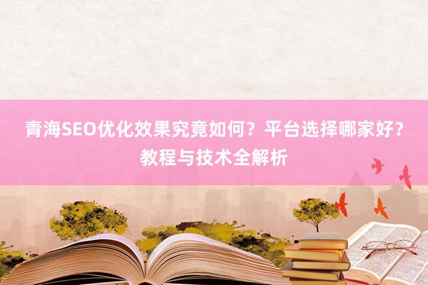 青海SEO优化效果究竟如何？平台选择哪家好？教程与技术全解析